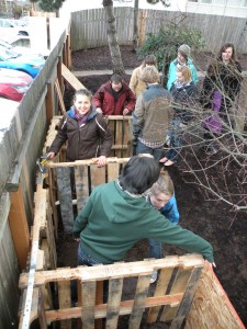 Building Compost Bins
