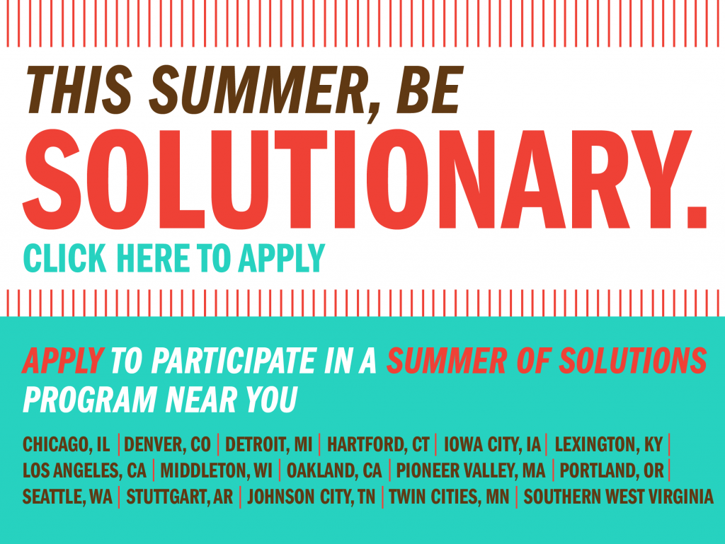 Apply to Summer of Solutions 2012